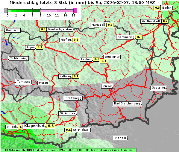 Niederschlag, 7. 2. 2026