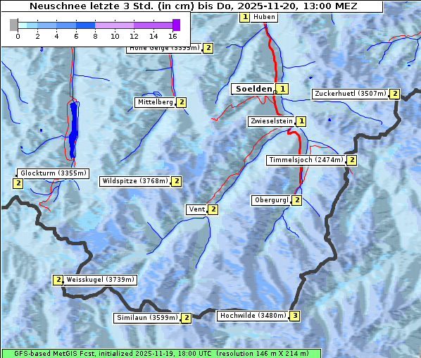Neuschnee, 20. 11. 2025