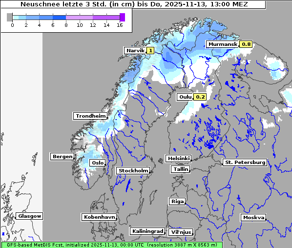 Neuschnee, 13. 11. 2025