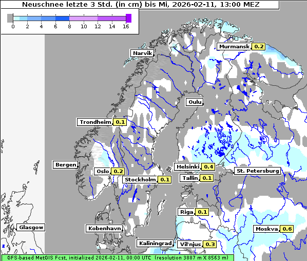 Neuschnee, 11. 2. 2026