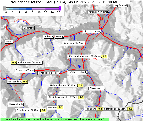 Neuschnee, 5. 12. 2025