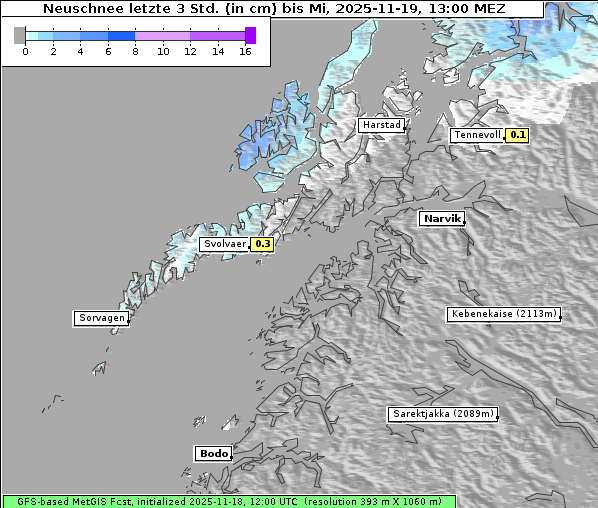 Neuschnee, 19. 11. 2025