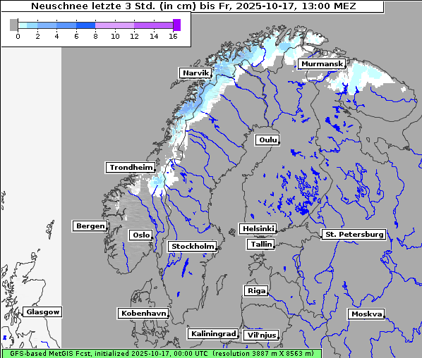 Neuschnee, 17. 10. 2025