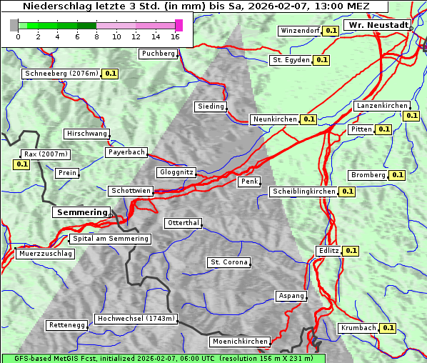 Niederschlag, 7. 2. 2026