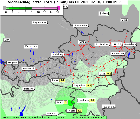 Niederschlag, 10. 2. 2026