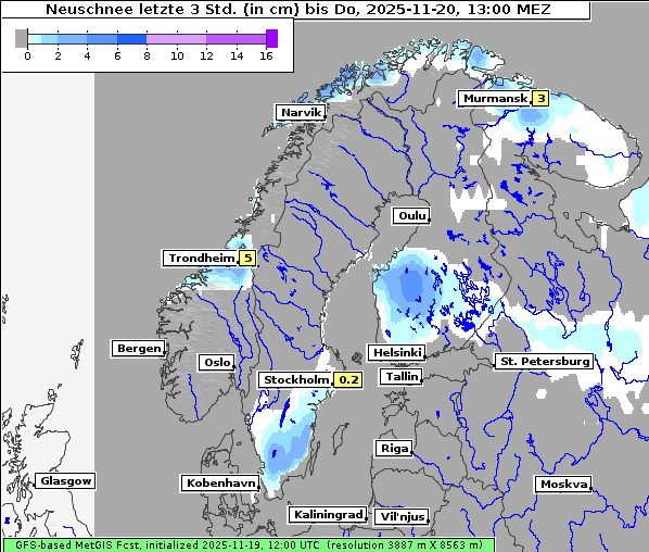 Neuschnee, 20. 11. 2025
