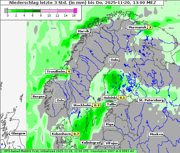 Niederschlag, 20. 11. 2025