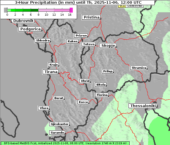 Niederschlag, 6. 11. 2025