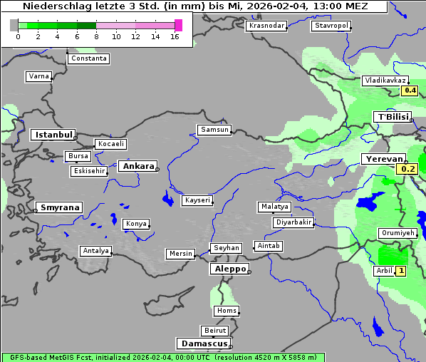 Niederschlag, 4. 2. 2026