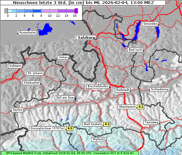Neuschnee, 4. 2. 2026