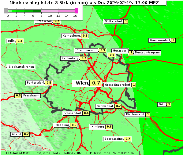 Niederschlag, 19. 2. 2026