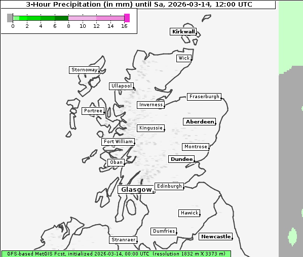 Niederschlag, 14. 3. 2026