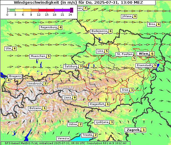 Wind, 31. 7. 2025