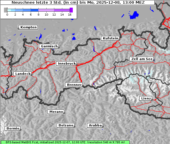 Neuschnee, 8. 12. 2025