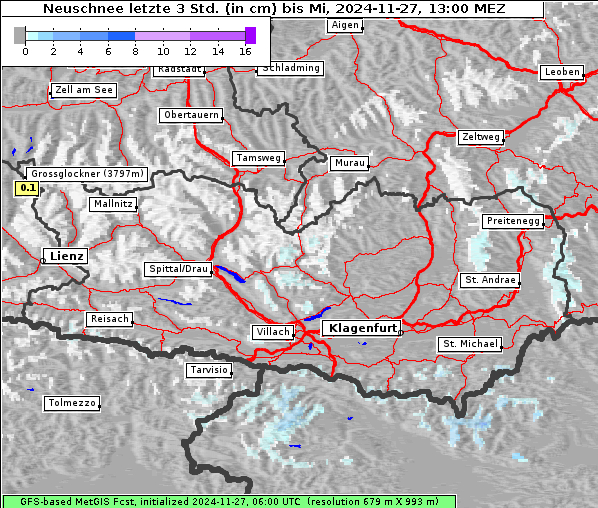 Neuschnee, 27. 11. 2024