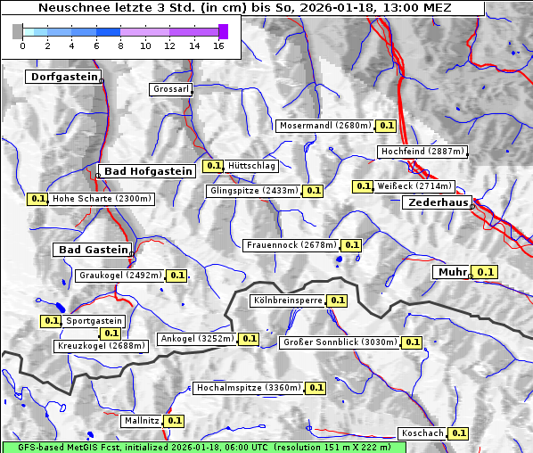 Neuschnee, 18. 1. 2026