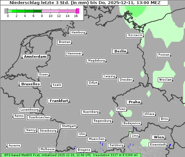 Niederschlag, 11. 12. 2025
