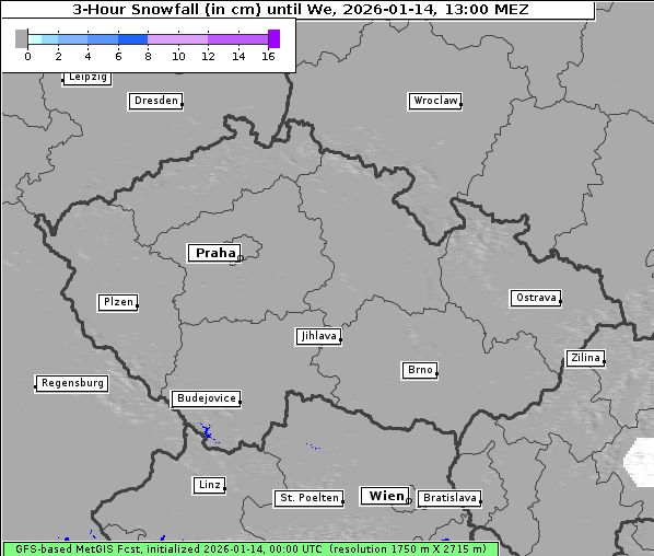 Neuschnee, 14. 1. 2026