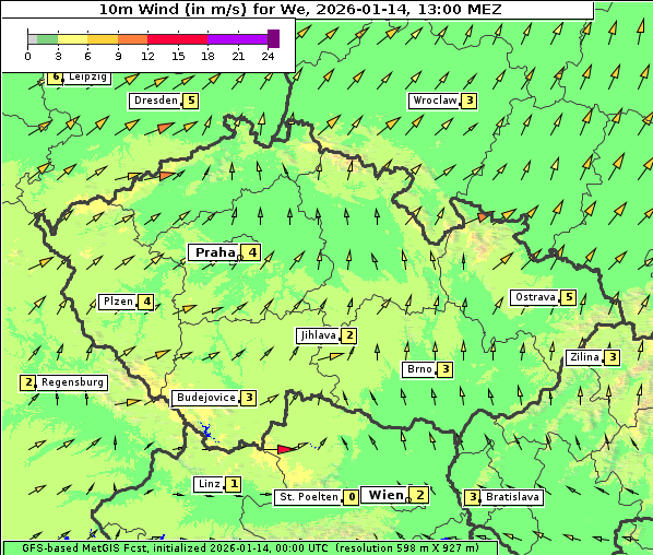 Wind, 14. 1. 2026