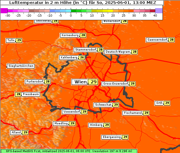 Temperatur, 1. 6. 2025