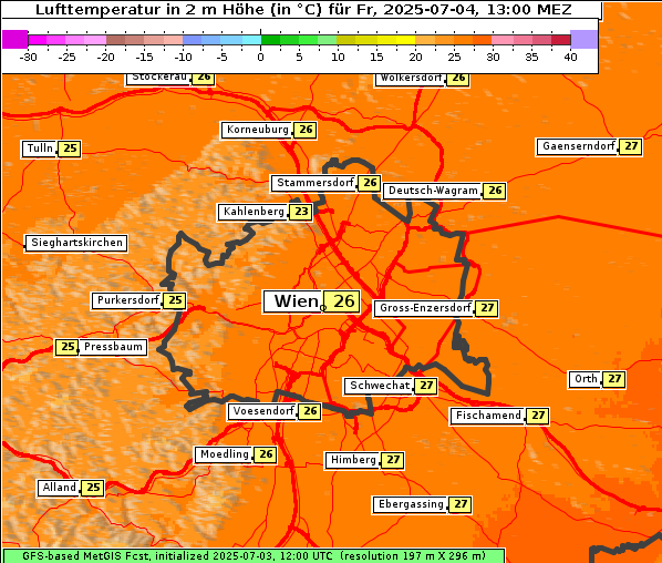Temperatur, 4. 7. 2025