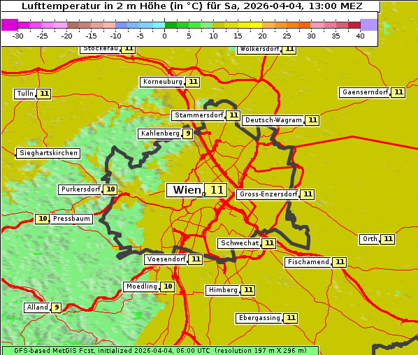 Temperatur, 4. 4. 2026