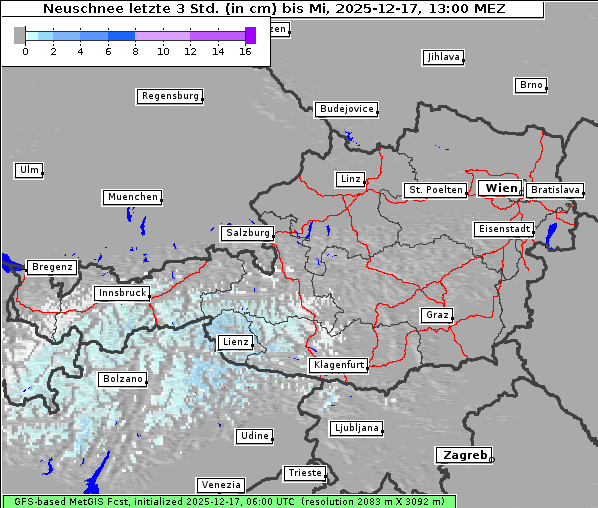 Neuschnee, 17. 12. 2025