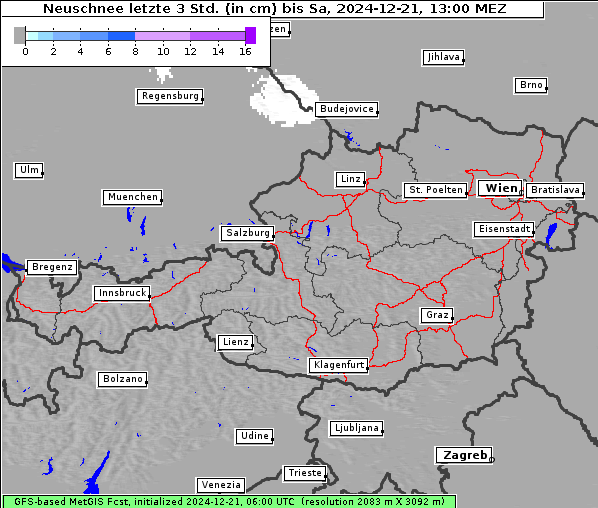 Neuschnee, 21. 12. 2024