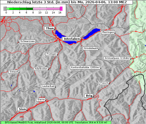 Niederschlag, 6. 4. 2026