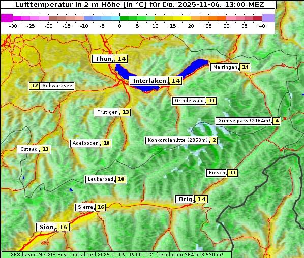Temperatur, 6. 11. 2025