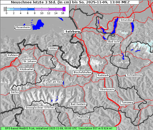 Neuschnee, 9. 11. 2025