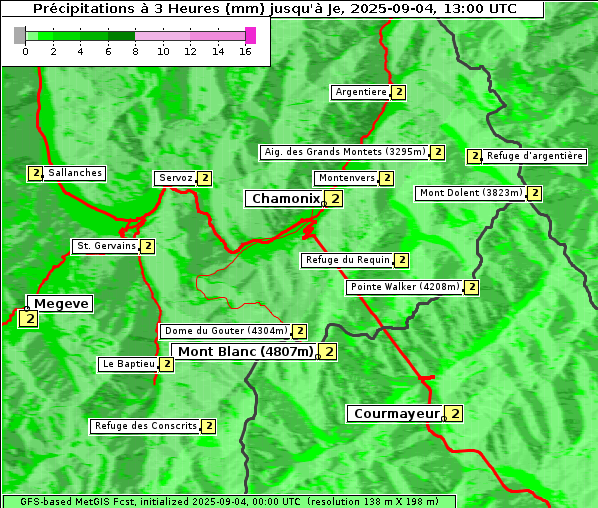 Niederschlag, 4. 9. 2025