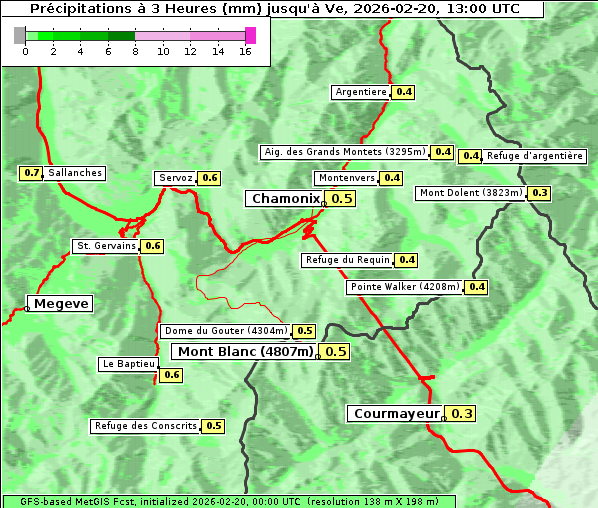 Niederschlag, 20. 2. 2026