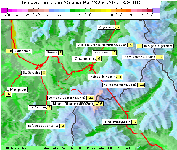 Temperatur, 16. 12. 2025