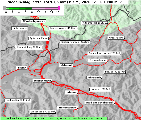 Niederschlag, 11. 2. 2026