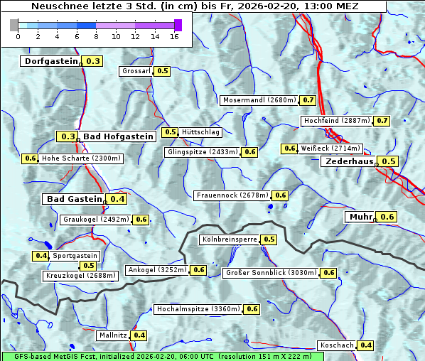 Neuschnee, 20. 2. 2026
