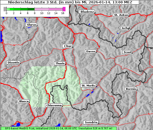 Niederschlag, 14. 1. 2026
