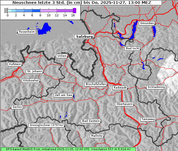 Neuschnee, 27. 11. 2025