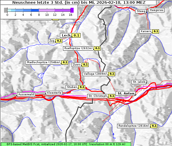 Neuschnee, 18. 2. 2026