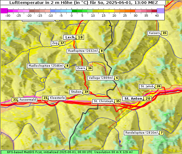 Temperatur, 1. 6. 2025