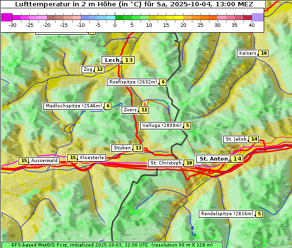 Temperatur, 4. 10. 2025