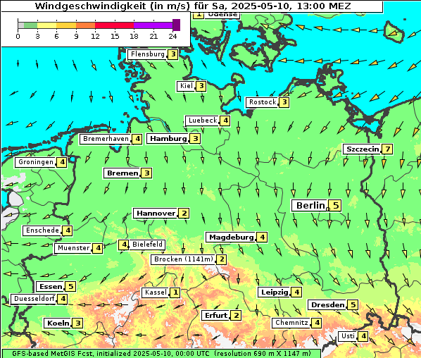 Wind, 10. 5. 2025