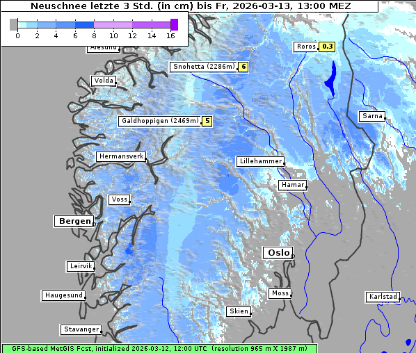Neuschnee, 13. 3. 2026