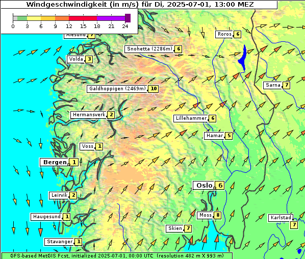 Wind, 1. 7. 2025