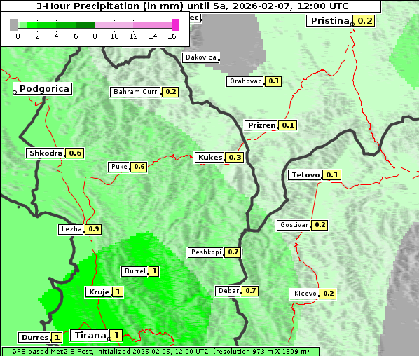 Niederschlag, 7. 2. 2026
