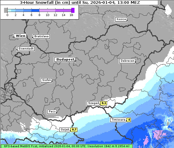 Neuschnee, 4. 1. 2026
