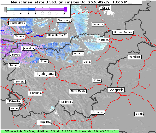 Neuschnee, 19. 2. 2026