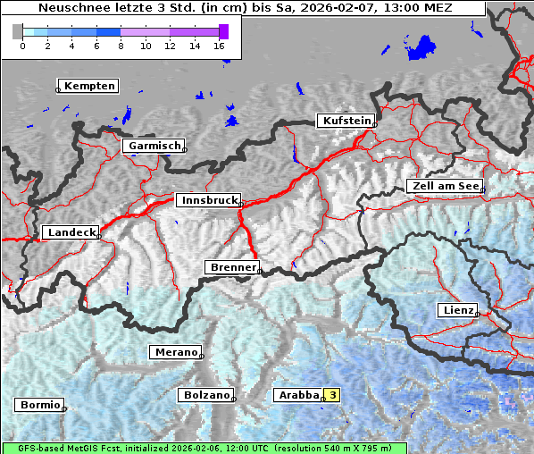 Neuschnee, 7. 2. 2026
