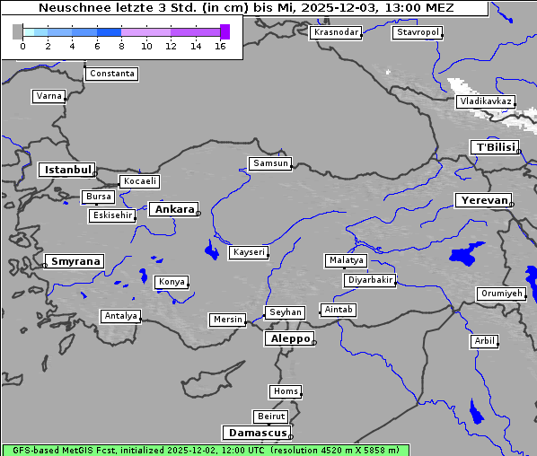 Neuschnee, 3. 12. 2025
