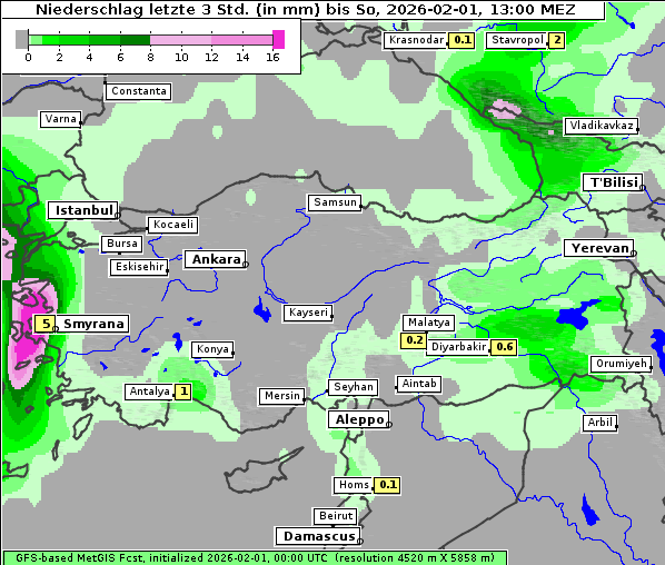 Niederschlag, 1. 2. 2026